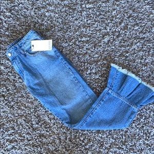 Zara Denim Jeans with cute cuff detailing